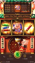Piggy Gold · Struktur 1 Baris Pembayaran dan Multiplier Simbol Wild di Piggy Gold